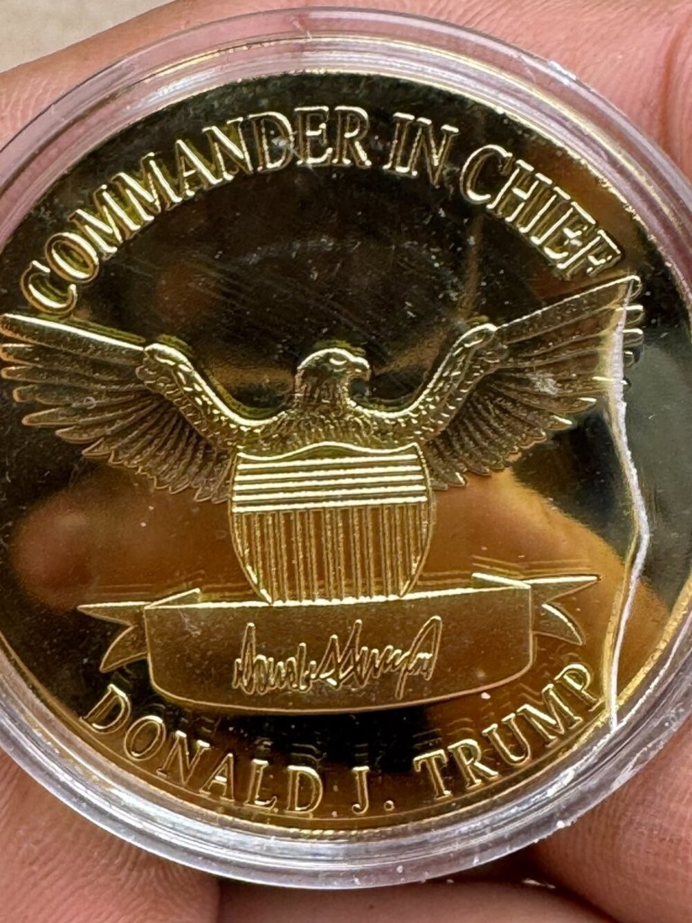 2020 Donald Trump Keep America Great "Commander in Chief" Commemorative Coin